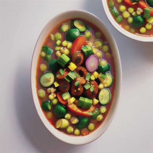 Hearty vegetable and lentil soup recipe