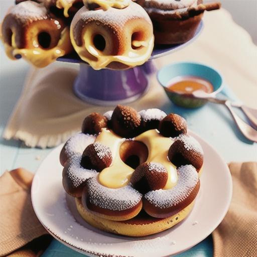 Baileys custard-filled doughnuts