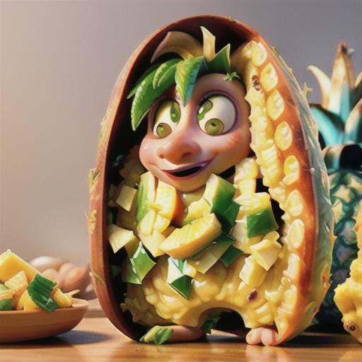 Pineapple and Ham Fried Rice