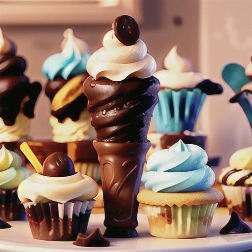 Justin's Frosted Chocolate Cone Cakes