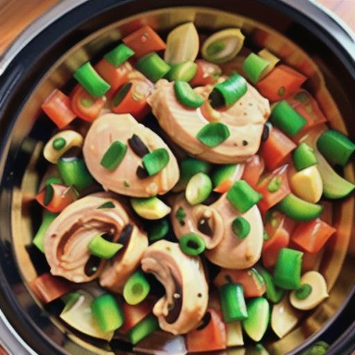 Easy Slow Cooker Salsa Chicken