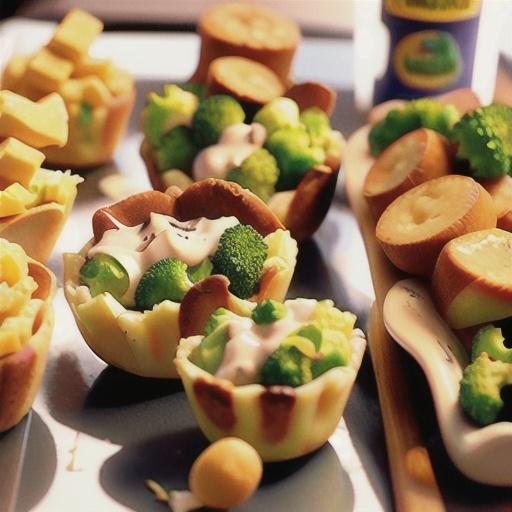 Mac and Broccoli Cheese Cups