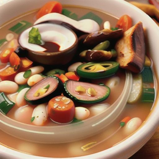 Tuscan Smoked Turkey-Bean Soup