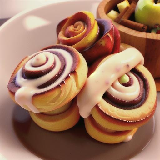 Cinnamon Roll Apple Roses