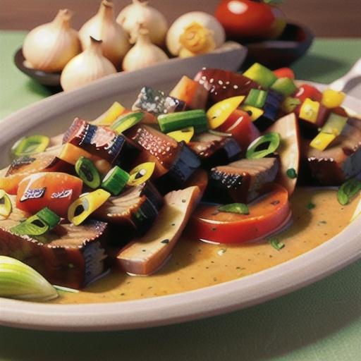 Braised Brisket with Garlic