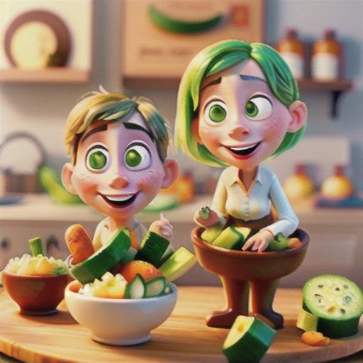 Cucumber, Carrot and Smoked Salmon Crudités