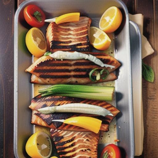 Barbequed Steelhead Trout