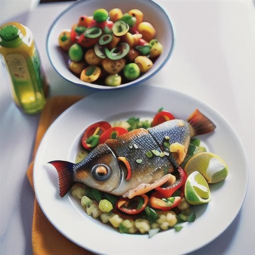 Spiced fish with easy dahl