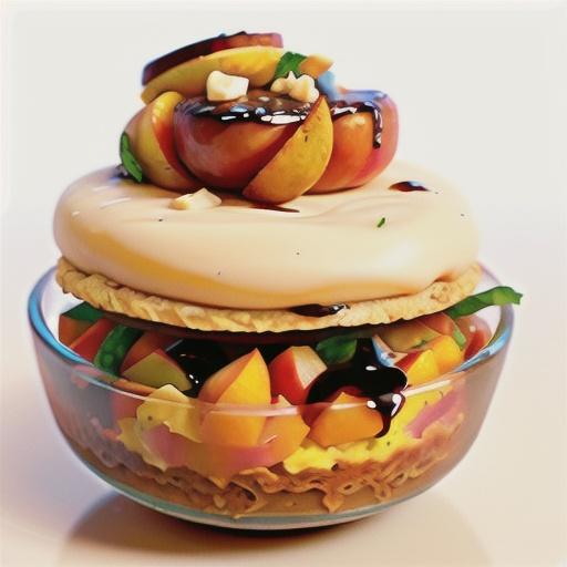 Savory Peach Parfait