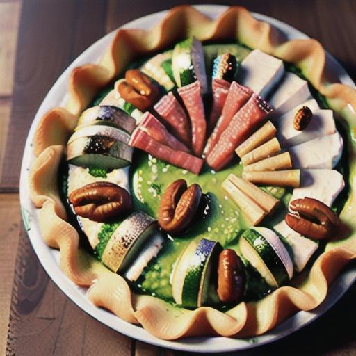 Italian Sausage Ricotta Pesto Pie