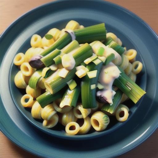Garlic and Leek Ditalini