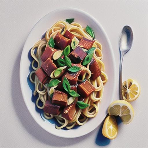 Quick ragu noodles with lemon pangrattato recipe