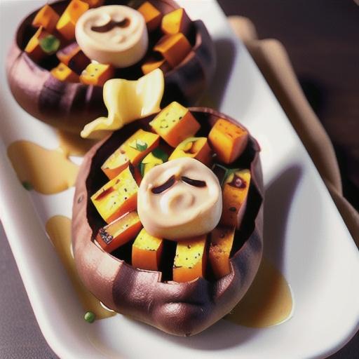 Microwaved Baked Sweet Potatoes