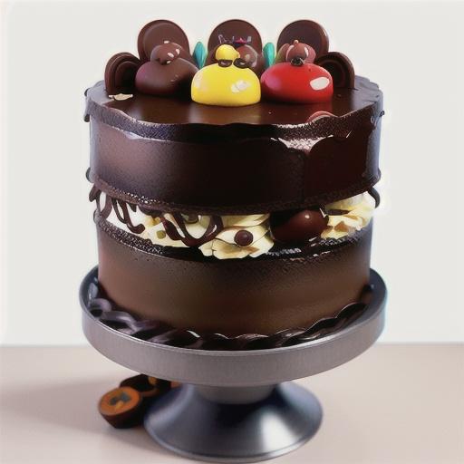 Homemade chocolate cake