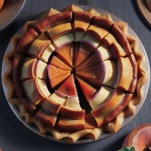 Deep Dish Persimmon Pie