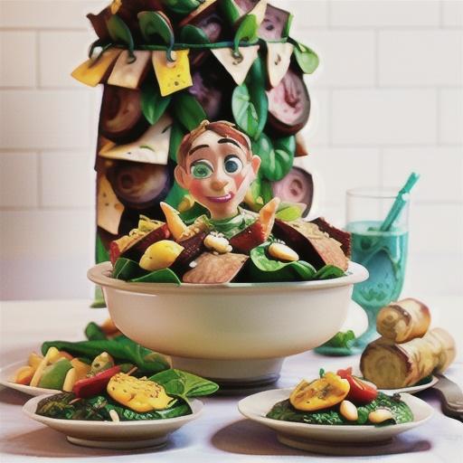 Roast lamb with spinach, ricotta & pine nuts