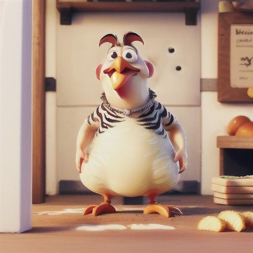 Chicken zebra sandwiches