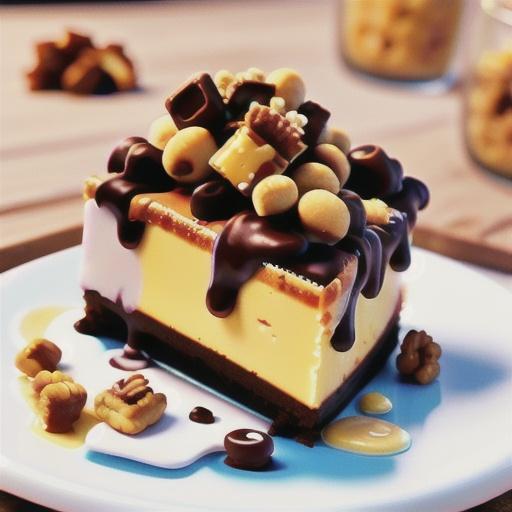 Turtle Cheesecake Squares