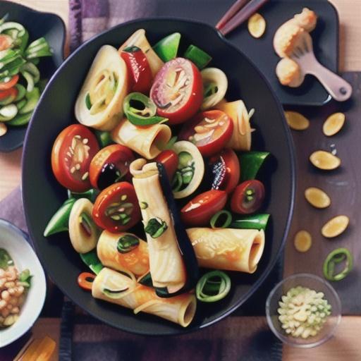 Asian Chicken-Manicotti Salad