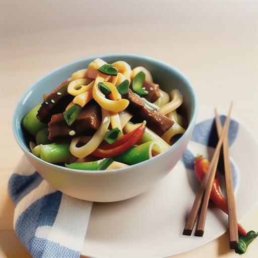 Sweet chilli and ginger stir-fry