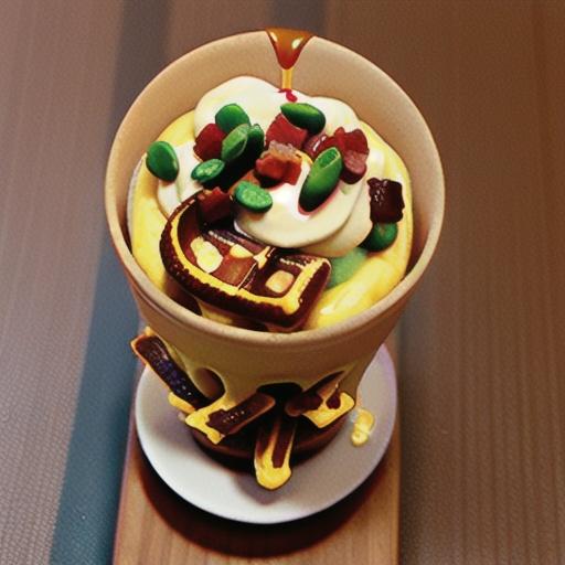 Waffles and Bacon Frozen Custard