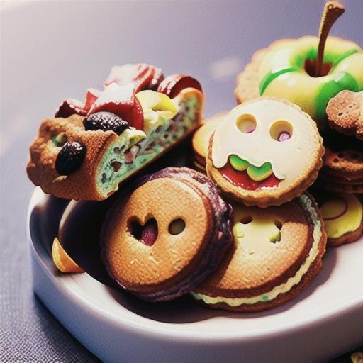 Chunky berry and apple muesli biscuits