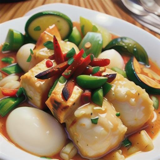 Thai Monkfish Curry