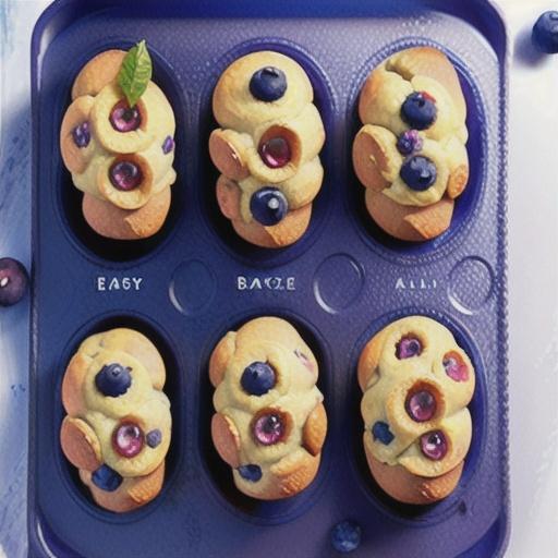 Easy Blueberry Almond Muffins