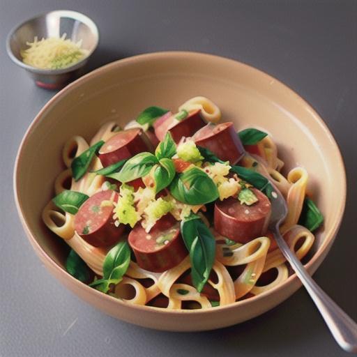 Sarah Millican's Tuscan sausage & tomato pasta