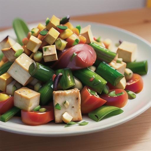 Tofu and Veggies in Peanut Sauce