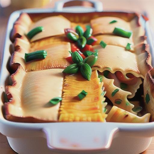 Spicy mince and pasta bake