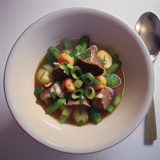 Beef Bouillon Soup from Oxtails