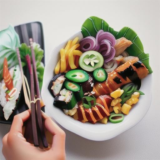 Teriyaki chicken sushi bowl