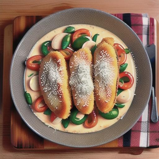 Chicken Parmesan in Cream Sauce