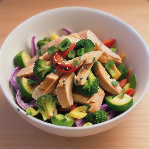 Shredded Thai Chicken Salad