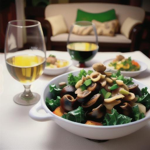 Kale and Mushroom Stroganoff with Quinoa