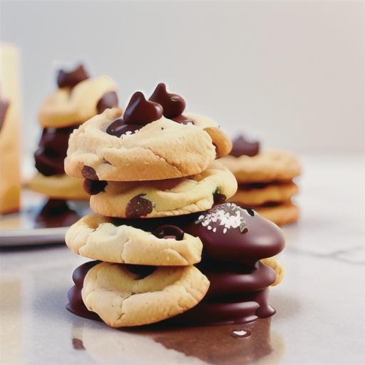 Double choc-chip biscuits