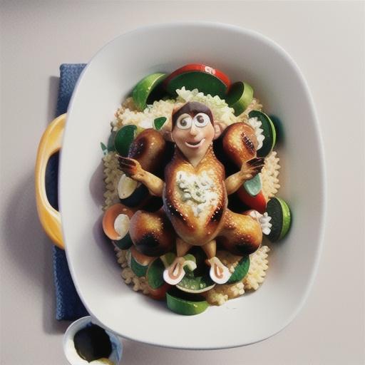 Harissa and lime roasted chicken with mixed couscous