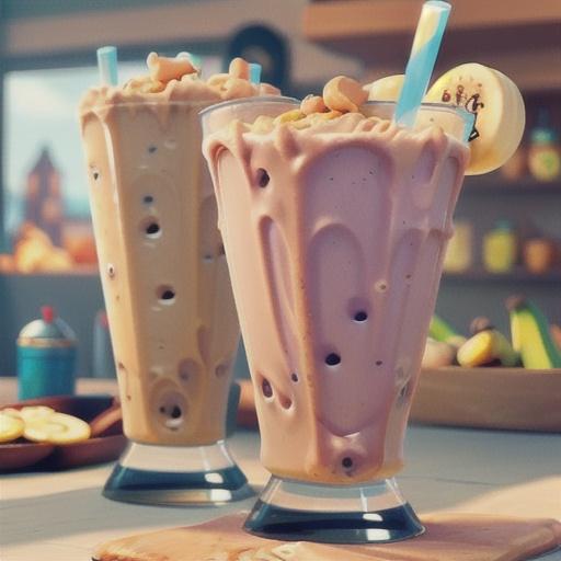 Peanut Butter and Banana Smoothie