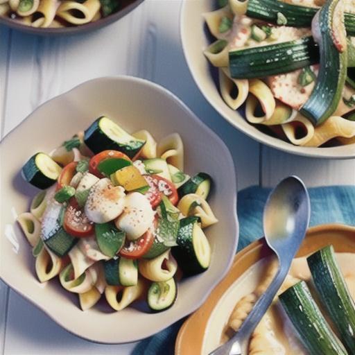 Creamy One Pot Pasta with Zucchini