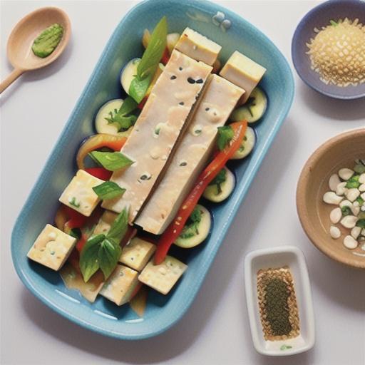 Silken Tofu with Sesame Soy Sauce