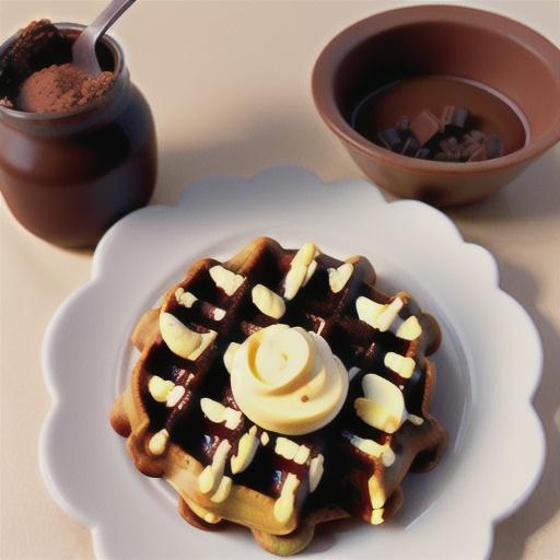 Carlie's Chocolate Oatmeal Waffles