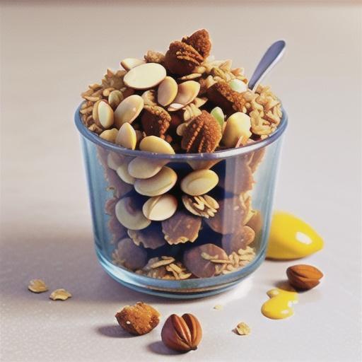 Cherry Almond Granola With Vanilla Crumbles