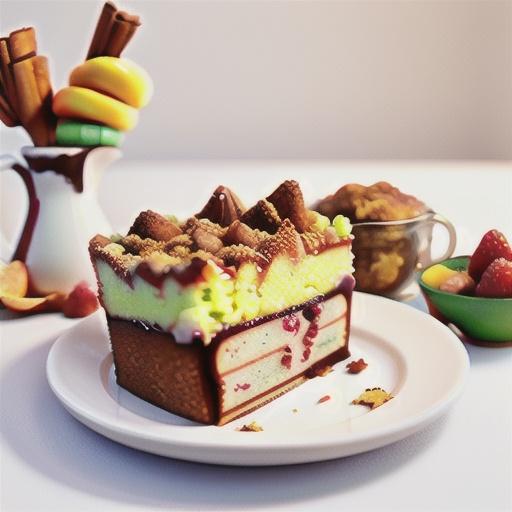 Apple and raspberry crumble tea cake recipe