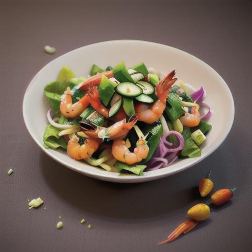 Prawn & papaya salad