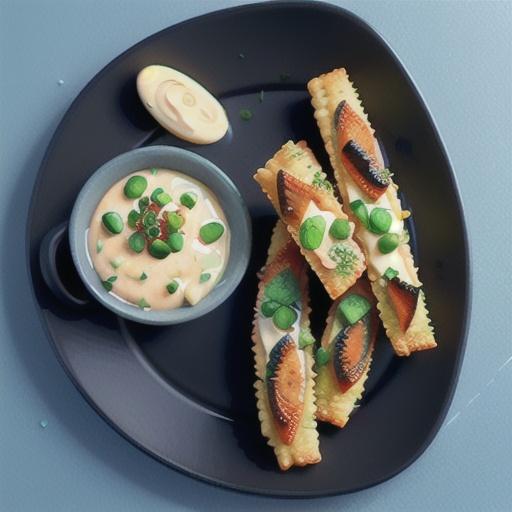 Super-crispy fish fingers with creamy tartare