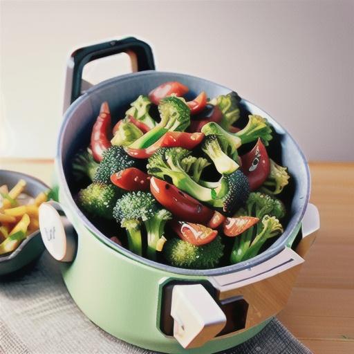 Crispy Air Fryer Broccoli with Sweet Chili Sauce