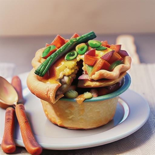 Chicken curry pies with sweet potato