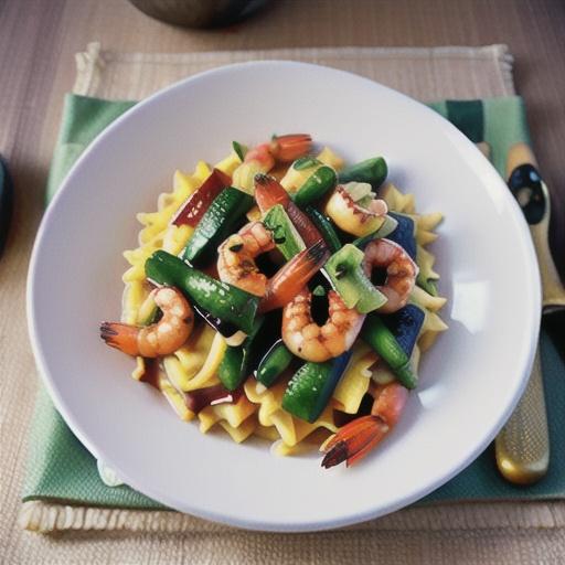 Hawaiian Garlic Shrimp Scampi