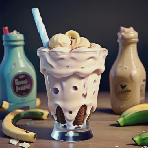 Creamy Banana Milkshake